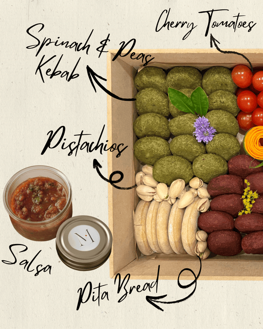 Gourmet Veg Kebab Box (serves 12*)