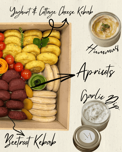 Gourmet Veg Kebab Box (serves 12*)