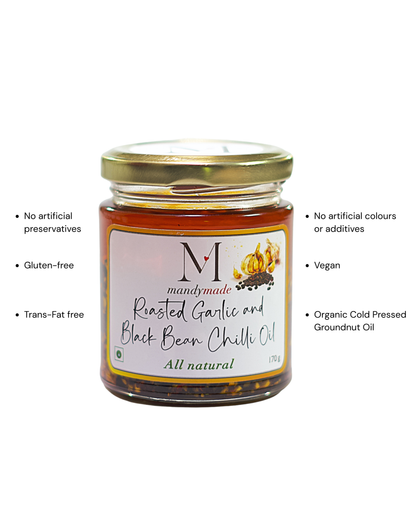 Roasted Garlic & Black Bean Chilli Oil