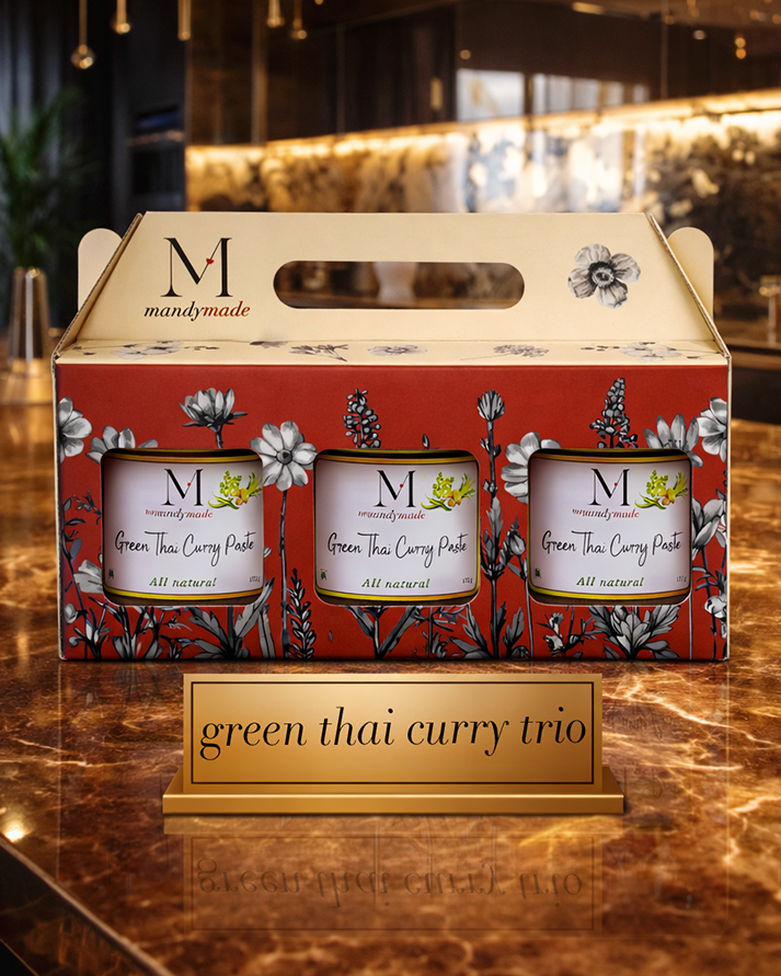 Green Thai Curry Paste Family Pack (Pack of 3)